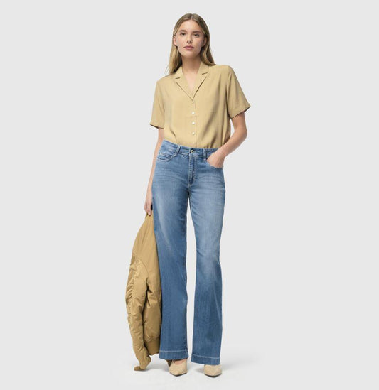 Wide Leg Jeans "Dream Wide" figurformendem Denim im Modal-Mix von MAC