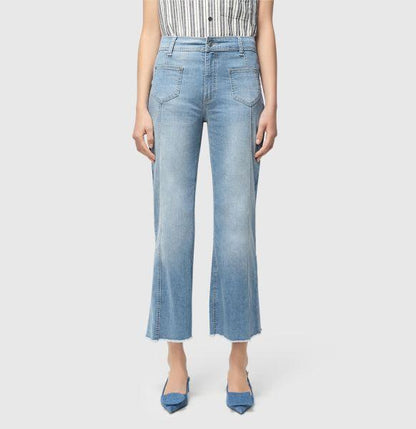 Flared Jeans "Jamie Cropped" mit aufgesetzten Taschen von MAC