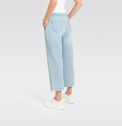 Culotte mit Tunnelzug aus leichtem Denim von MAC