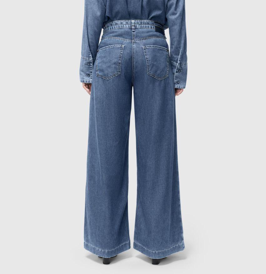 Weite, fließende Jeans "Wendy" mit Lyocell von MAC