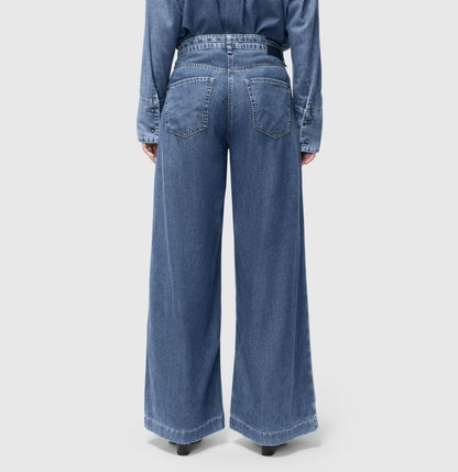 Weite, fließende Jeans "Wendy" mit Lyocell von MAC