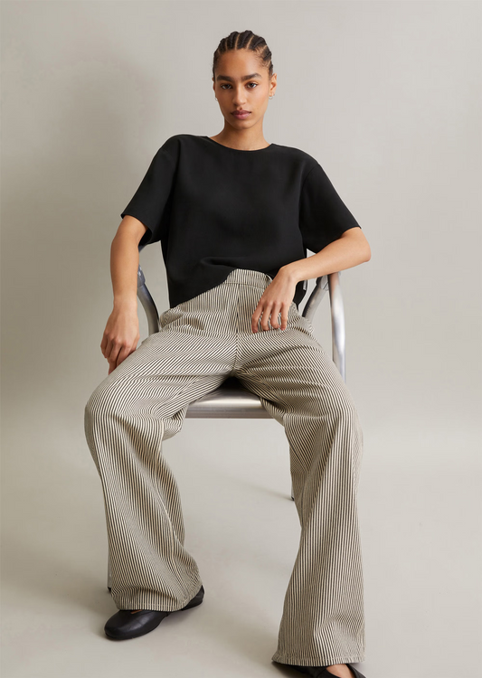 Crop-Blusenshirt relaxed aus TENCEL™ Lyocell von MARC O'POLO DENIM