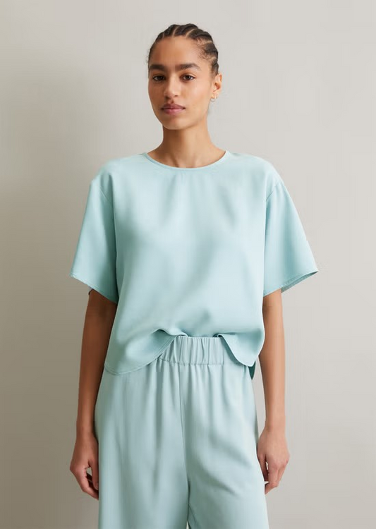 Crop-Blusenshirt relaxed aus TENCEL™ Lyocell von MARC O'POLO DENIM