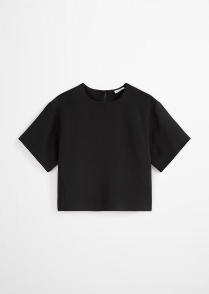 Crop-Blusenshirt relaxed aus TENCEL™ Lyocell von MARC O'POLO DENIM