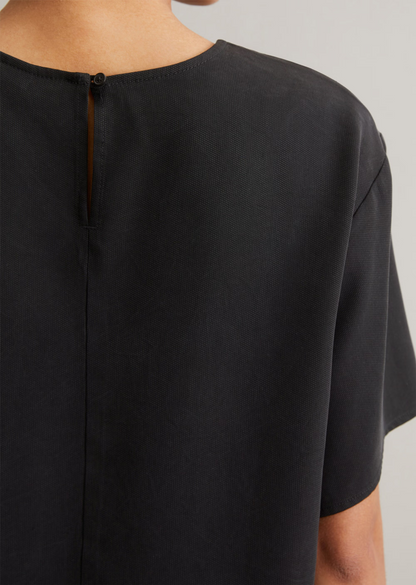 Crop-Blusenshirt relaxed aus TENCEL™ Lyocell von MARC O'POLO DENIM