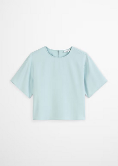 Crop-Blusenshirt relaxed aus TENCEL™ Lyocell von MARC O'POLO DENIM
