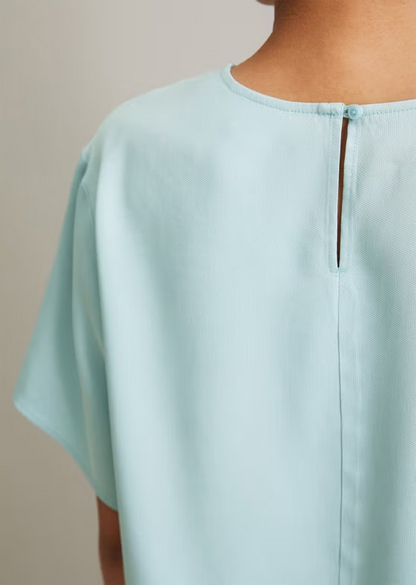 Crop-Blusenshirt relaxed aus TENCEL™ Lyocell von MARC O'POLO DENIM