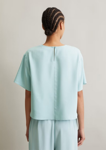 Crop-Blusenshirt relaxed aus TENCEL™ Lyocell von MARC O'POLO DENIM