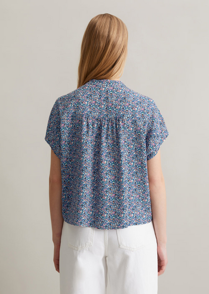 Bluse relaxed cropped aus LENZING™ ECOVERO™ von MARC O'POLO DENIM