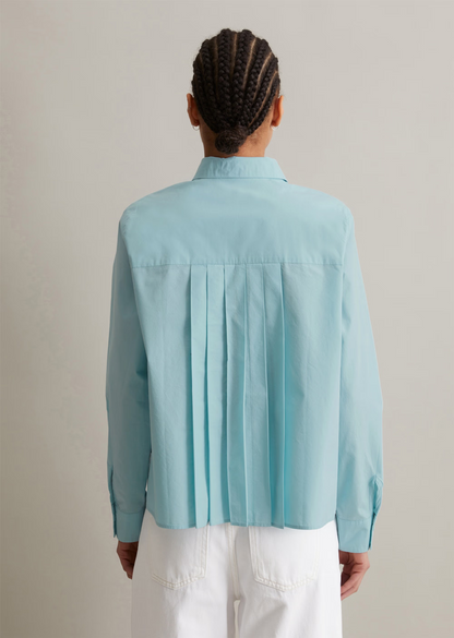 Bluse mit Falten-Detail regular aus reiner Bio-Baumwolle von MARC O'POLO DENIM