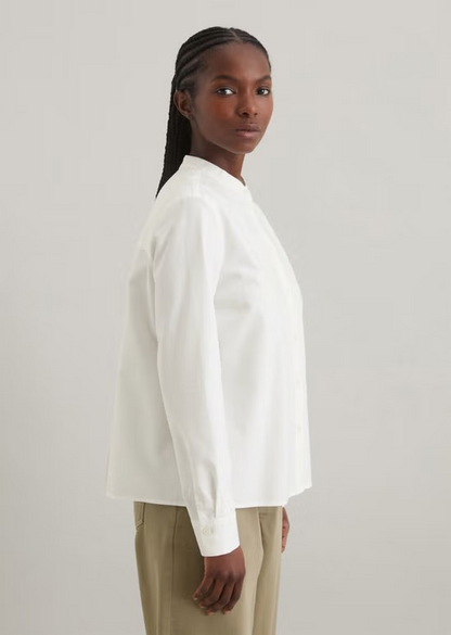 Bluse mit Falten-Detail regular aus reiner Bio-Baumwolle von MARC O'POLO DENIM