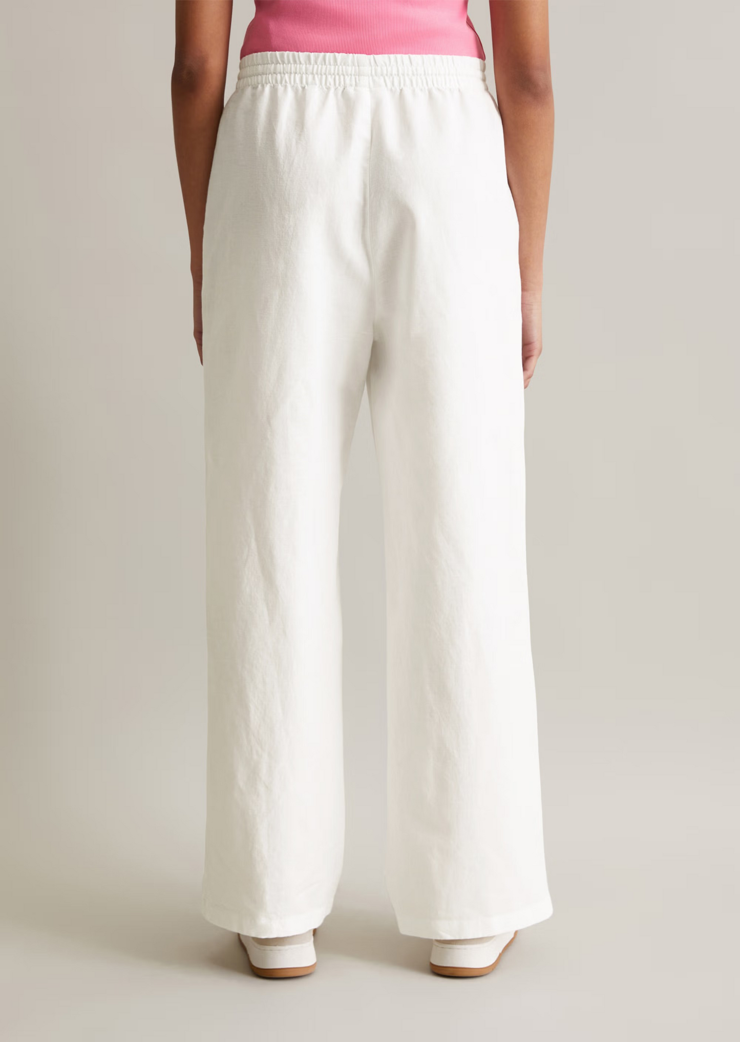 Schlupfhose relaxed aus Baumwolle-Leinen-Mix von MARC O'POLO DENIM