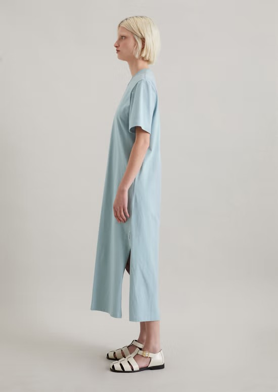 T-Shirt-Kleid relaxed aus Heavy Jersey von MARC O'POLO DENIM