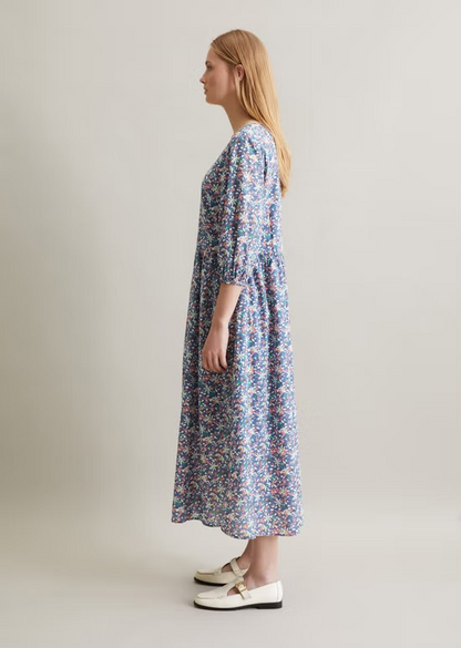 Print-Kleid relaxed aus Baumwoll-Voile von MARC O'POLO DENIM