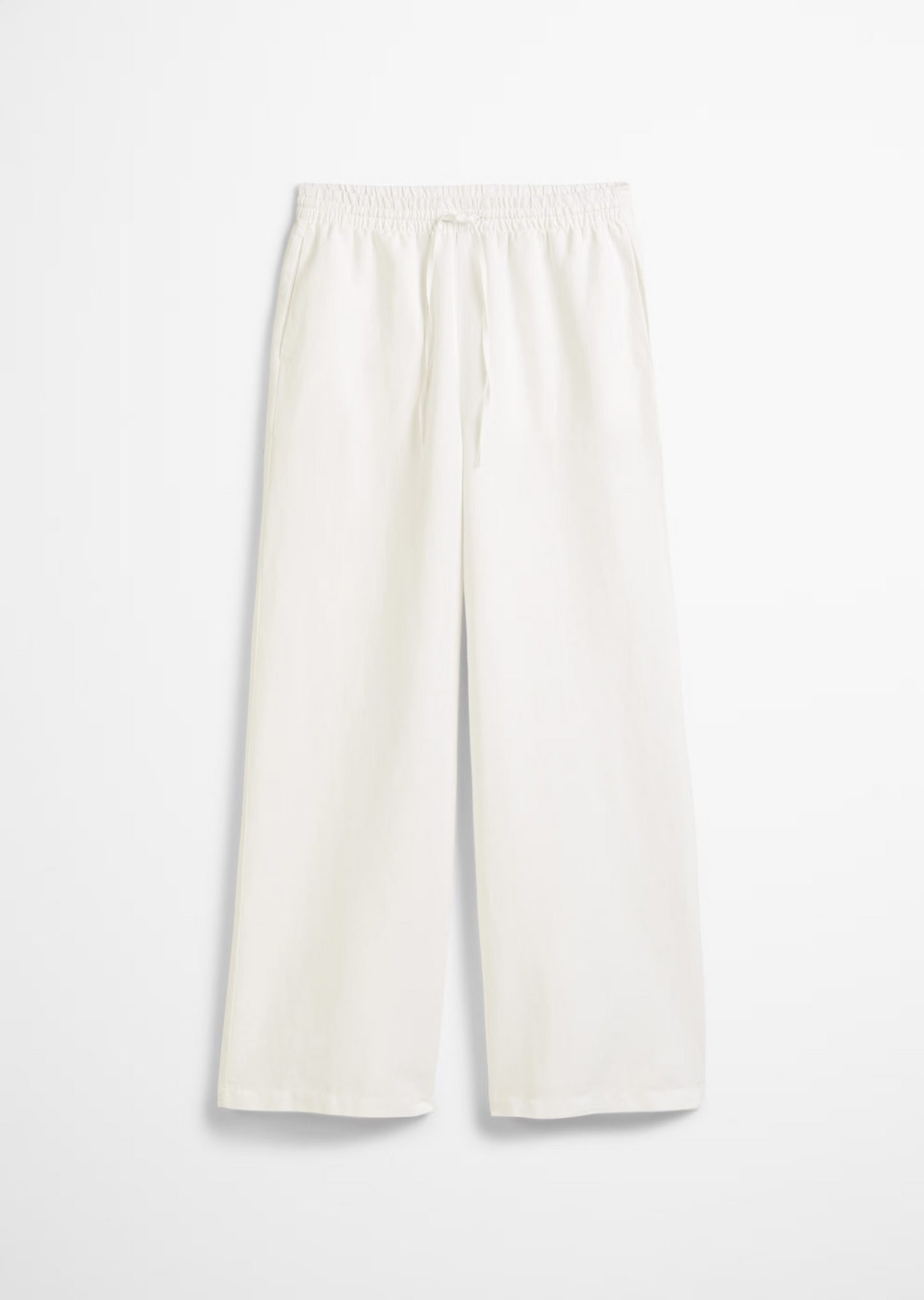 Schlupfhose relaxed aus Baumwolle-Leinen-Mix von MARC O'POLO DENIM