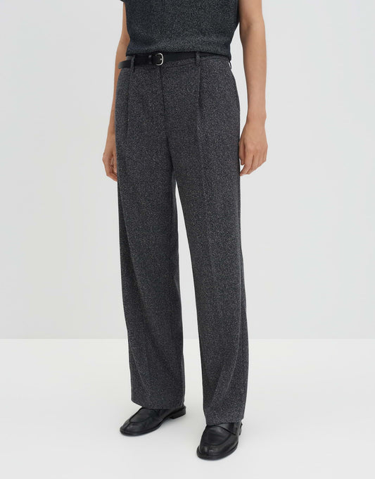 CISILIA TWOTONE Relaxed Bundfaltenhose in Tweedoptik von SOMEDAY