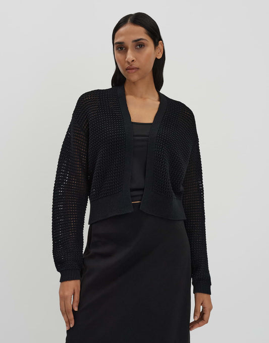 TOMINA Loose Cardigan mit Lochstrickmuster von SOMEDAY