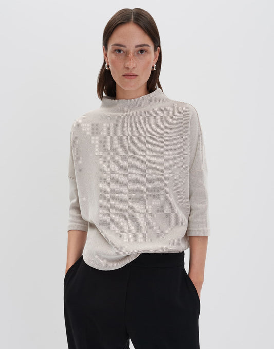 KEROMY Oversized Jerseyshirt aus nachhaltigem BCI Cotton Mix von SOMEDAY
