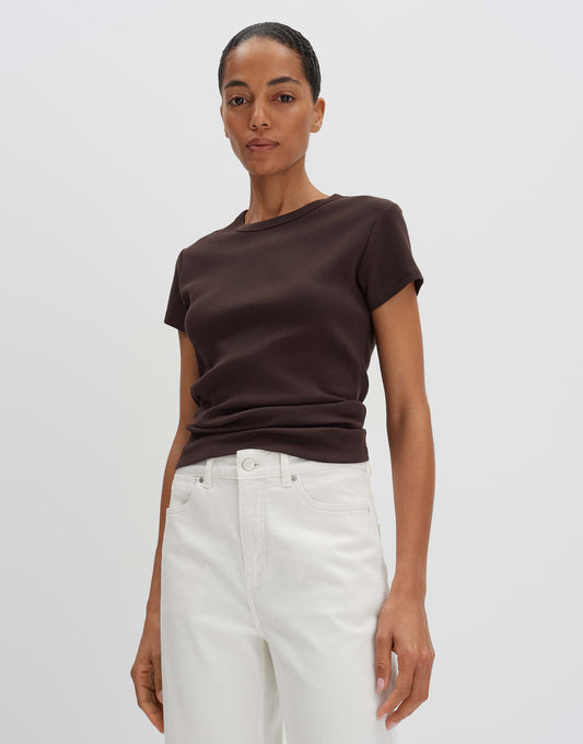 "KLEOH" Rippshirt Slim aus BCI Cotton Mix von SOMEDAY