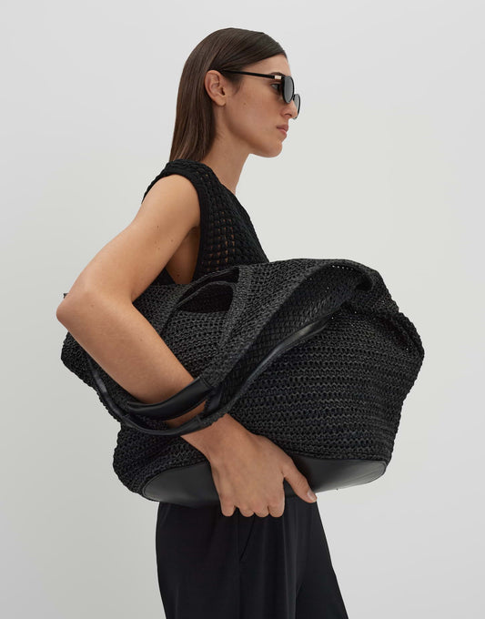 BESORT Maxi Shopper in angesagter Häkeloptik von SOMEDAY