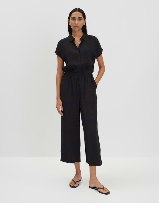 CETARA Jumpsuit mit abstraktem Animal Print von SOMEDAY