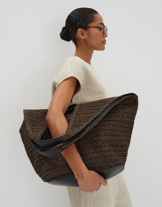 BESORT Maxi Shopper in angesagter Häkeloptik von SOMEDAY