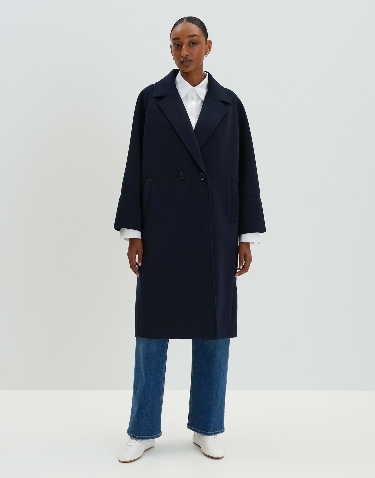 SALE - Oversize Mantel "VAMARA" aus Scuba Ware von SOMEDAY