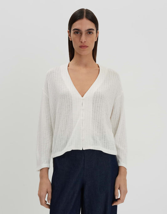 KEMARTA Loose Cardigan aus strukturiertem Jersey von SOMEDAY