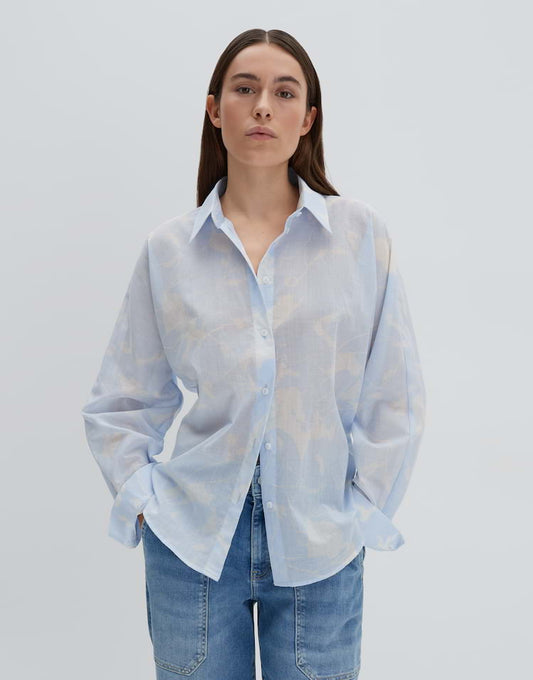 Printbluse ZARINE NATURE aus leichtem cotton voile von SOMEDAY