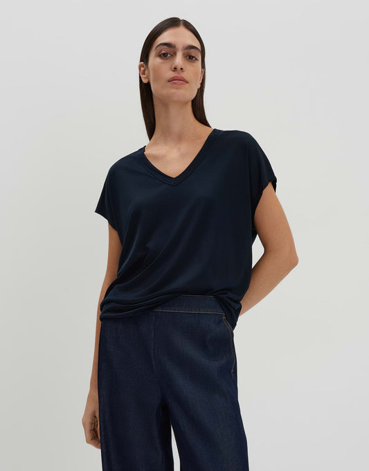 V-Shirt KANJA VNECK Regular weich fallender Lyocell Komfort von SOMEDAY