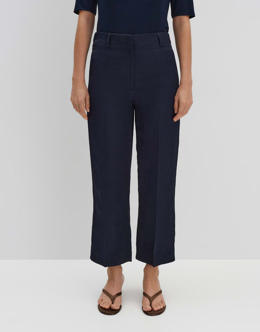 City Pants "CISILIA CLASSIC" aus leicht schimmernden Viskose-Leinen Mix von SOMEDAY