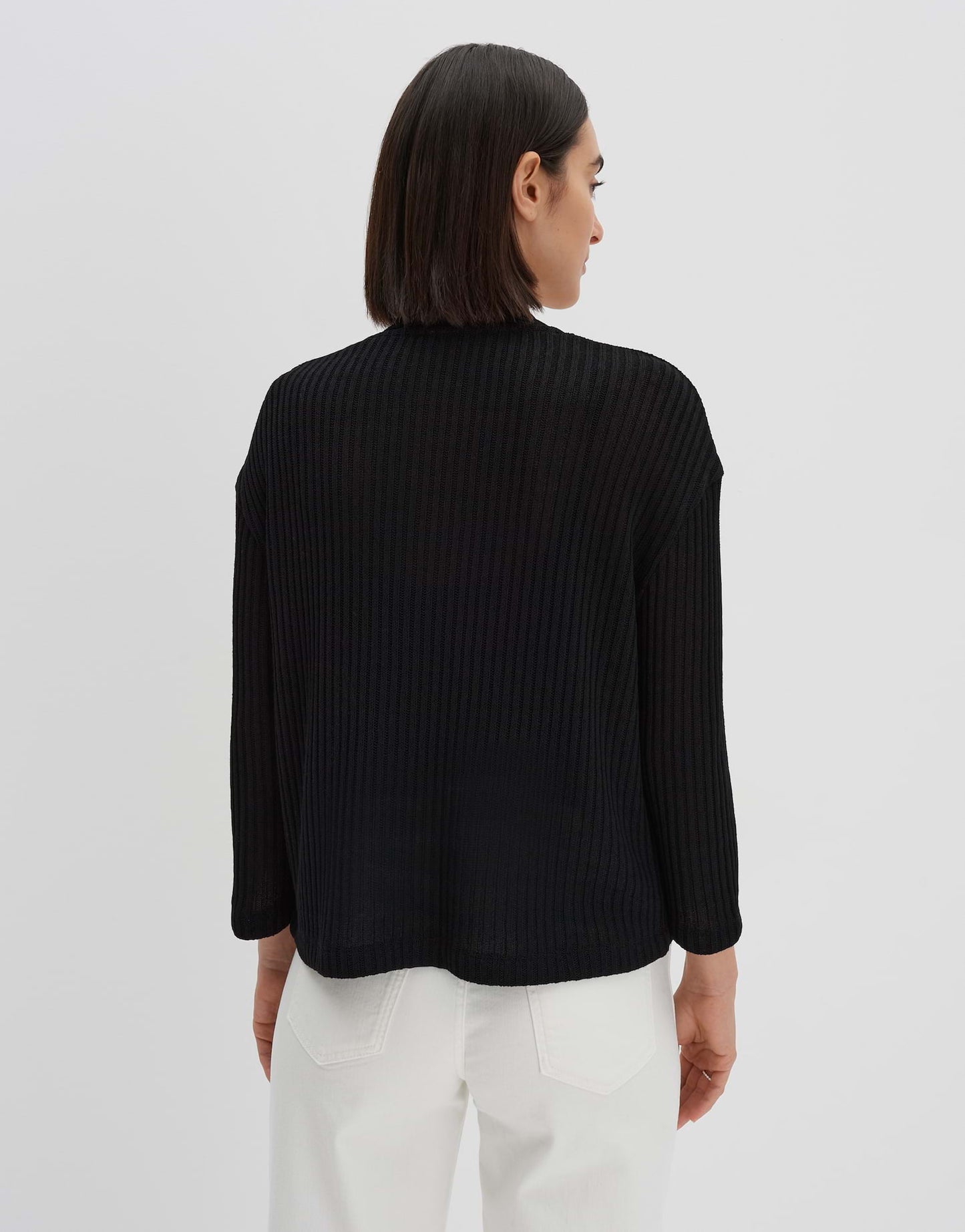 Moderne Sweatjacke UCORA in Rippenstruktur von SOMEDAY