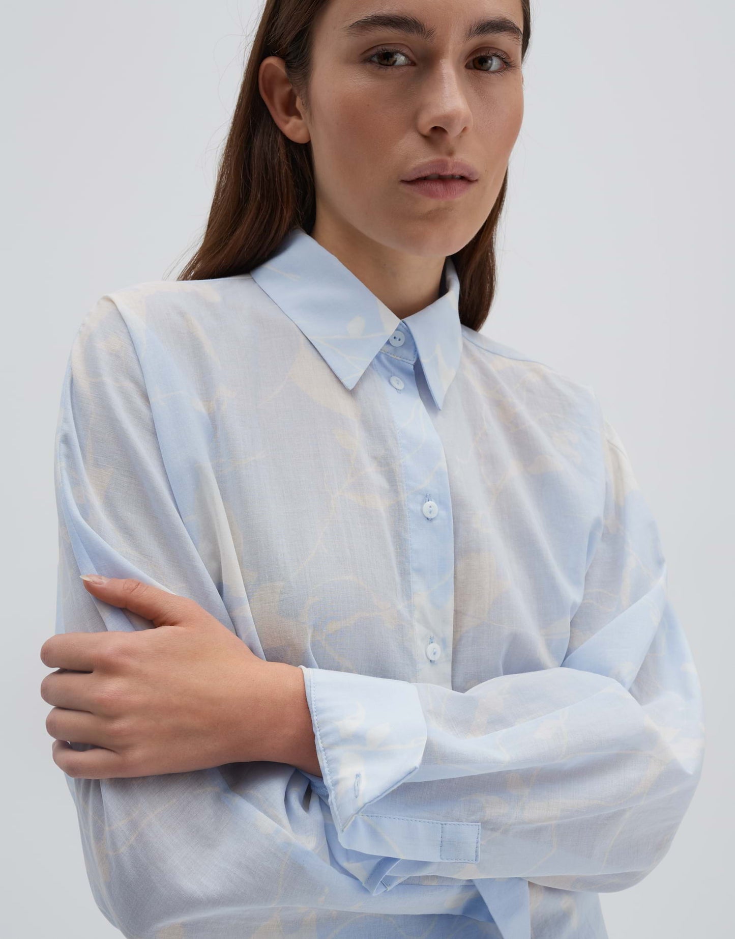 Printbluse ZARINE NATURE aus leichtem cotton voile von SOMEDAY