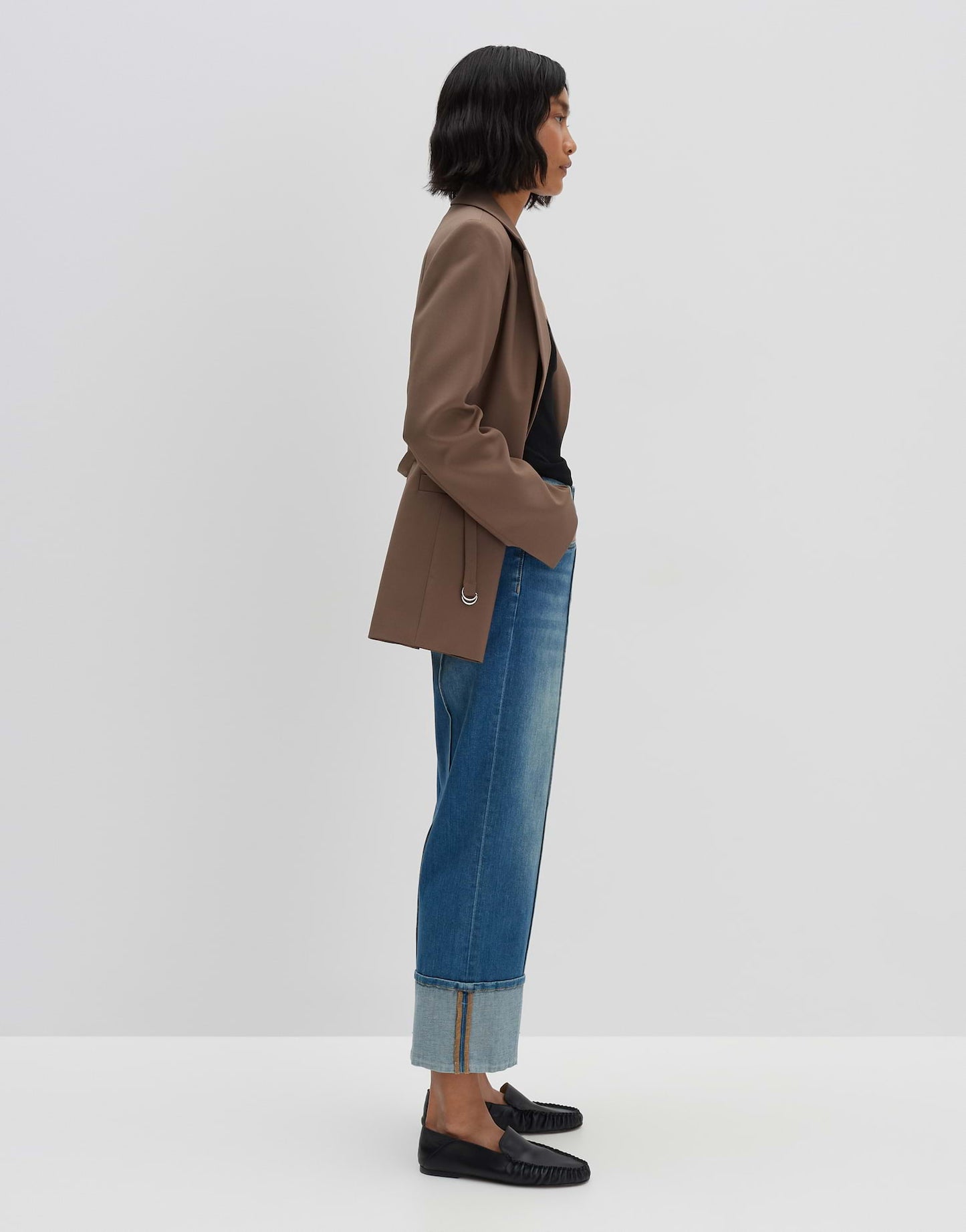 Cropped relaxed Fit "CORAH TURN UP" mit Maxi-Aufschlag von SOMEDAY