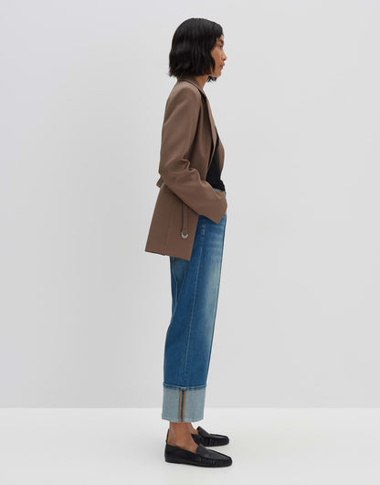 Cropped relaxed Fit "CORAH TURN UP" mit Maxi-Aufschlag von SOMEDAY