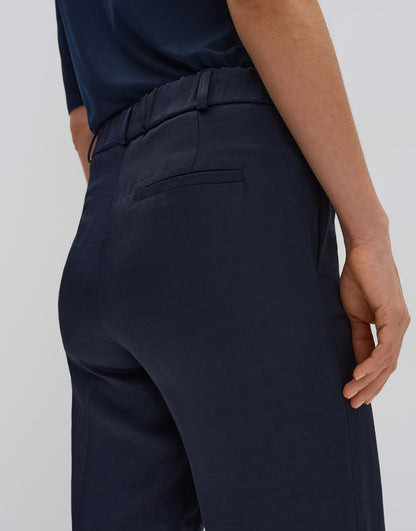 City Pants "CISILIA CLASSIC" aus leicht schimmernden Viskose-Leinen Mix von SOMEDAY