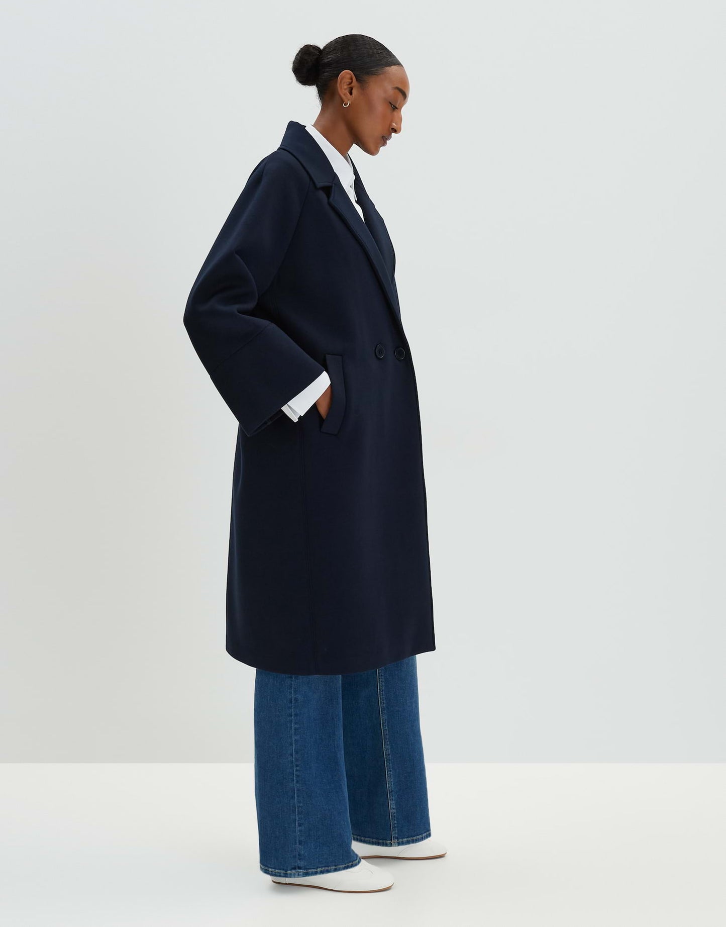 SALE - Oversize Mantel "VAMARA" aus Scuba Ware von SOMEDAY