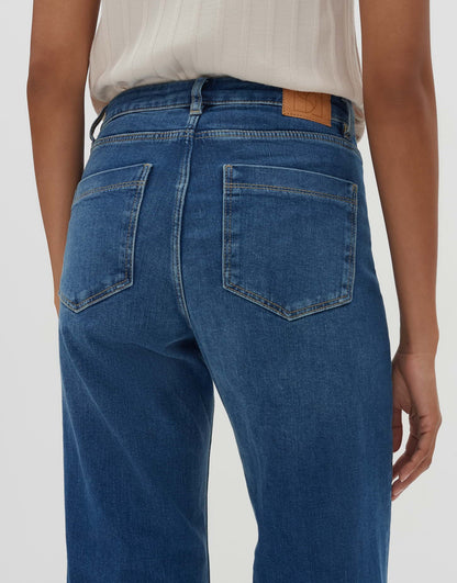 CARIE FRENCH Flared Jeans aus BCI Cotton Mix Mid Rise von SOMEDAY