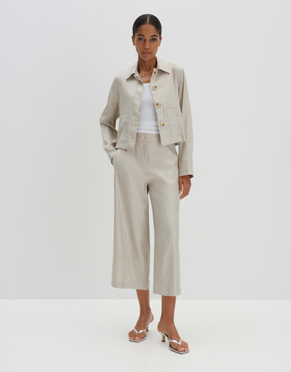 NANIA Leinenjacke in Glanz-Optik von SOMEDAY