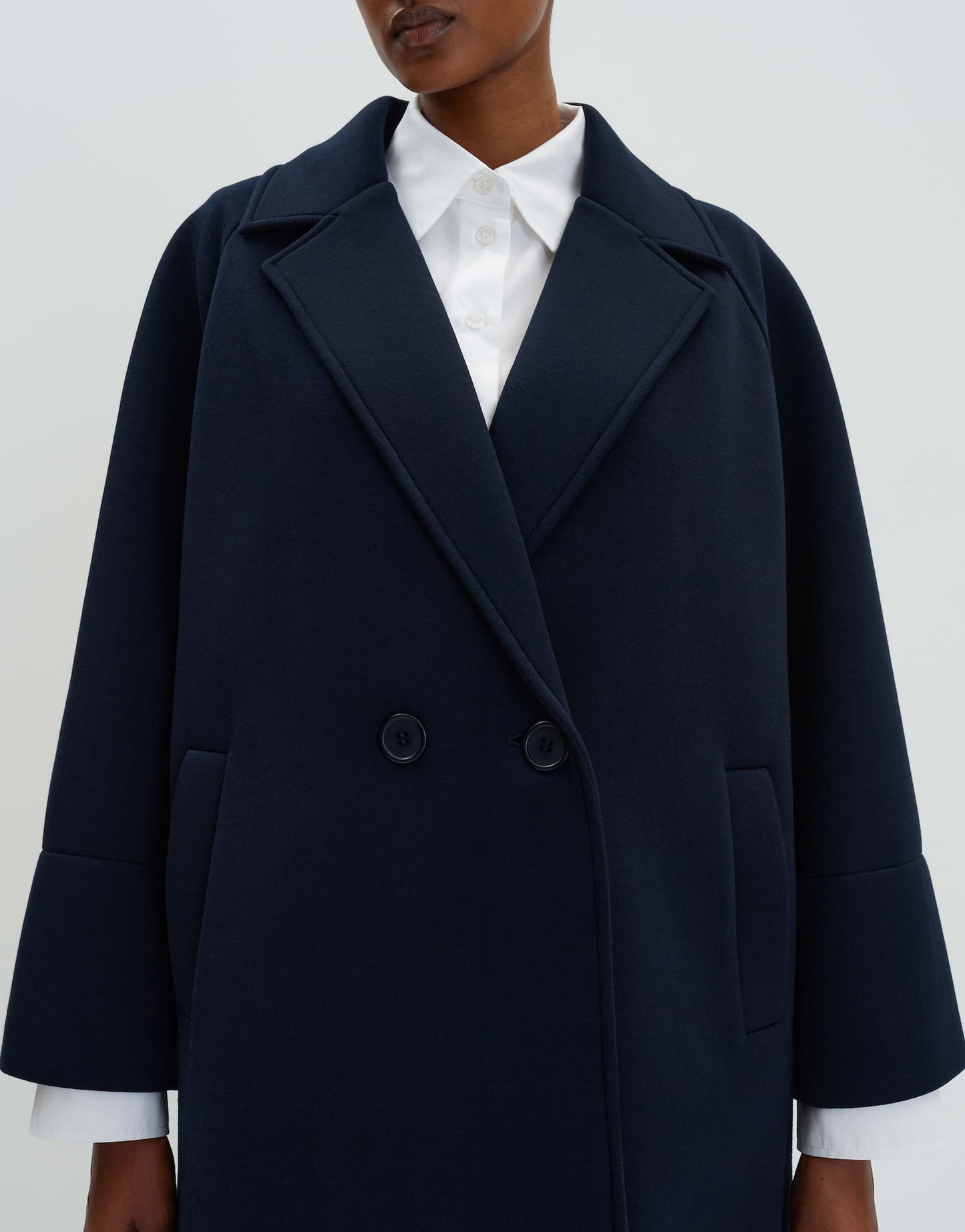 SALE - Oversize Mantel "VAMARA" aus Scuba Ware von SOMEDAY