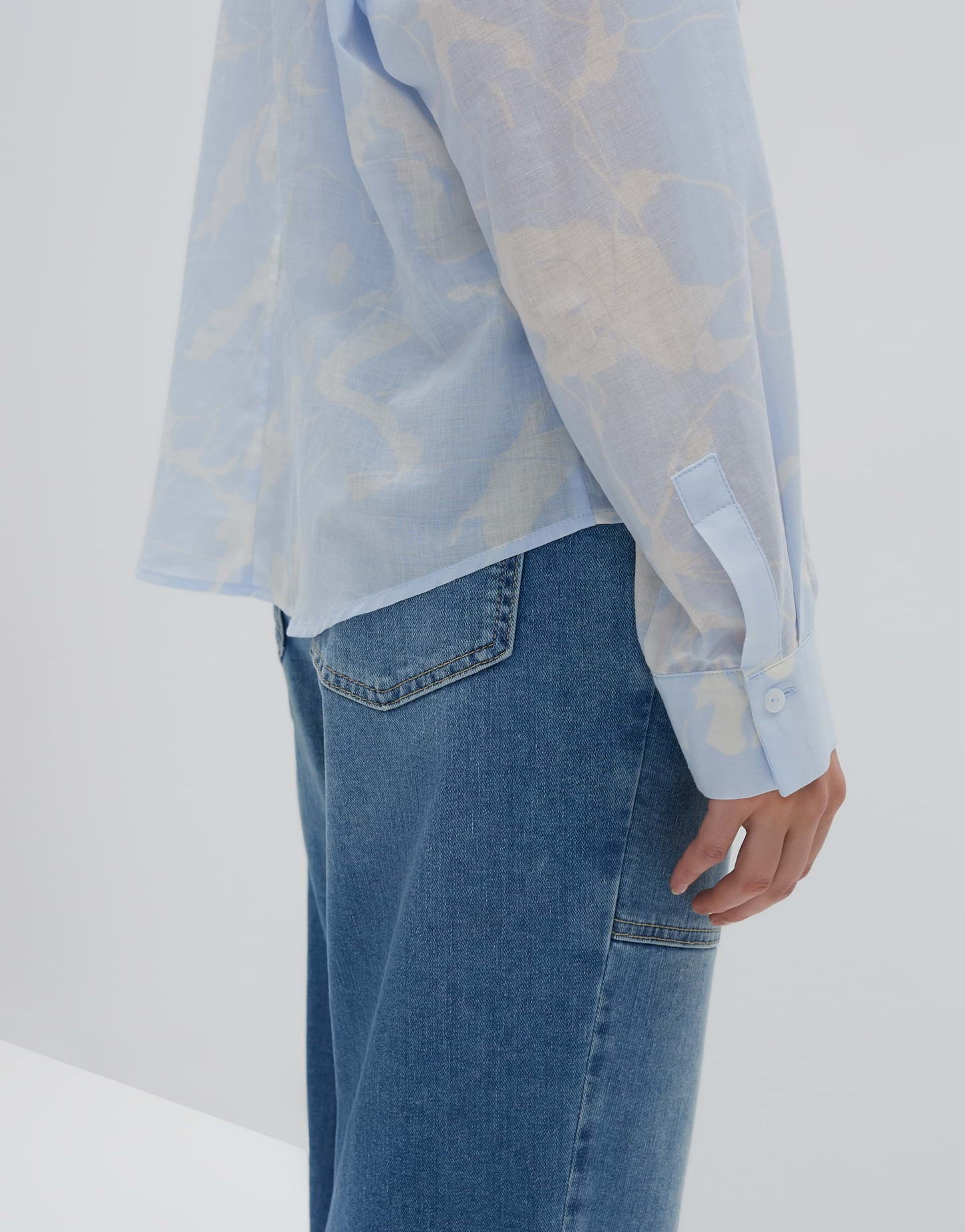 Printbluse ZARINE NATURE aus leichtem cotton voile von SOMEDAY