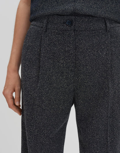 CISILIA TWOTONE Relaxed Bundfaltenhose in Tweedoptik von SOMEDAY