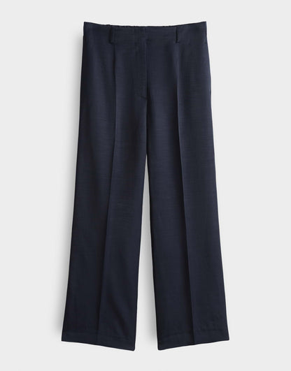 City Pants "CISILIA CLASSIC" aus leicht schimmernden Viskose-Leinen Mix von SOMEDAY