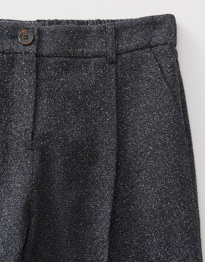 CISILIA TWOTONE Relaxed Bundfaltenhose in Tweedoptik von SOMEDAY
