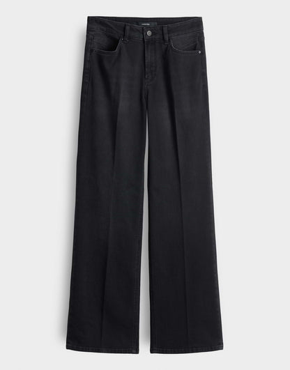 CARIE ICONIC Long Flared Jeans aus nachhaltigem Baumwoll Mix Mid Rise von SOMEDAY